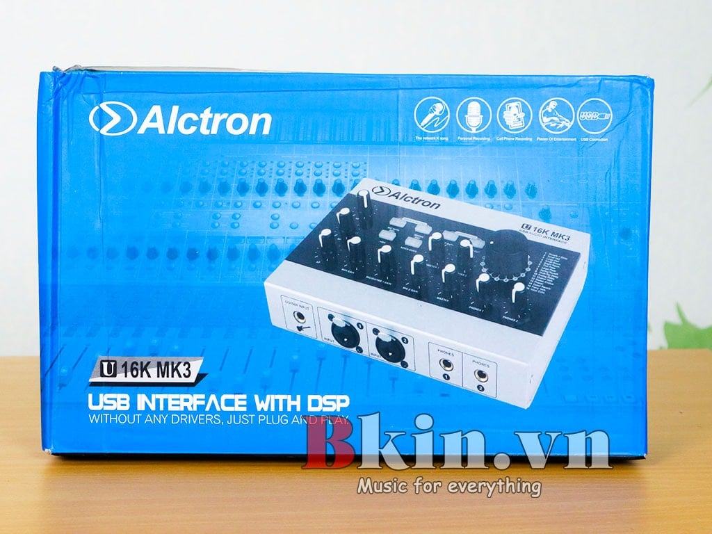 Sound card Alctron U16k mk3 7