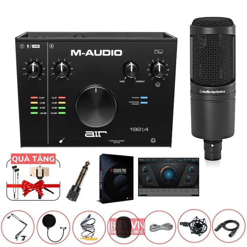Combo M-audio air micro at2020 chính hãng
