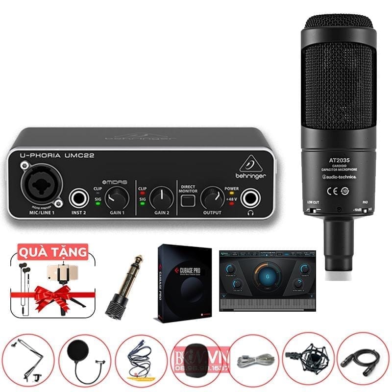 Combo sound card UMC22 micro AT2035