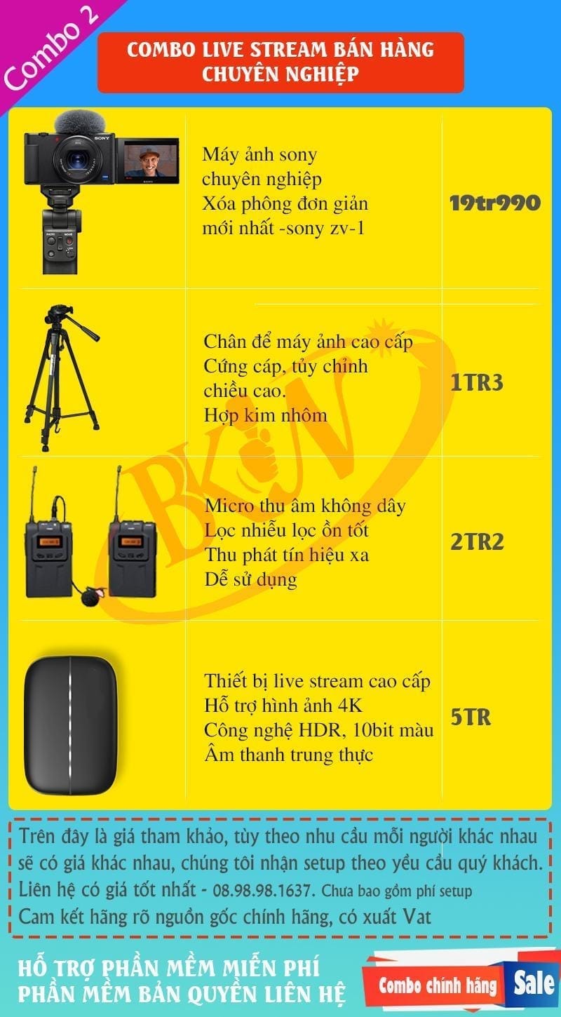 Dịch vụ setup livestream bán thời trang chuyên nghiệp Pro 6