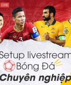 Dịch vụ setup livestream bóng đá chuyên nghiệp sân cỏ mini