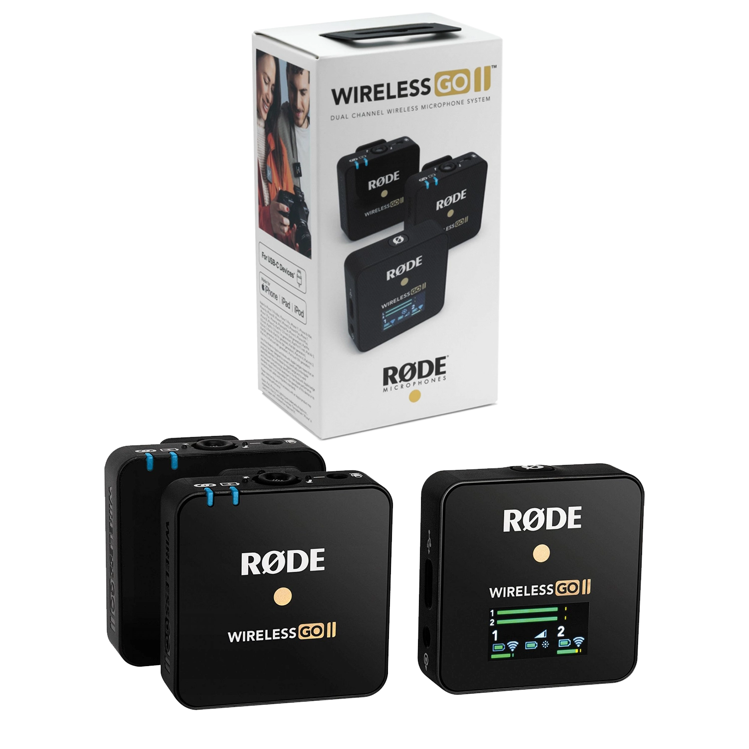 Micro không dây RODE Wireless GO 2 chính hãng