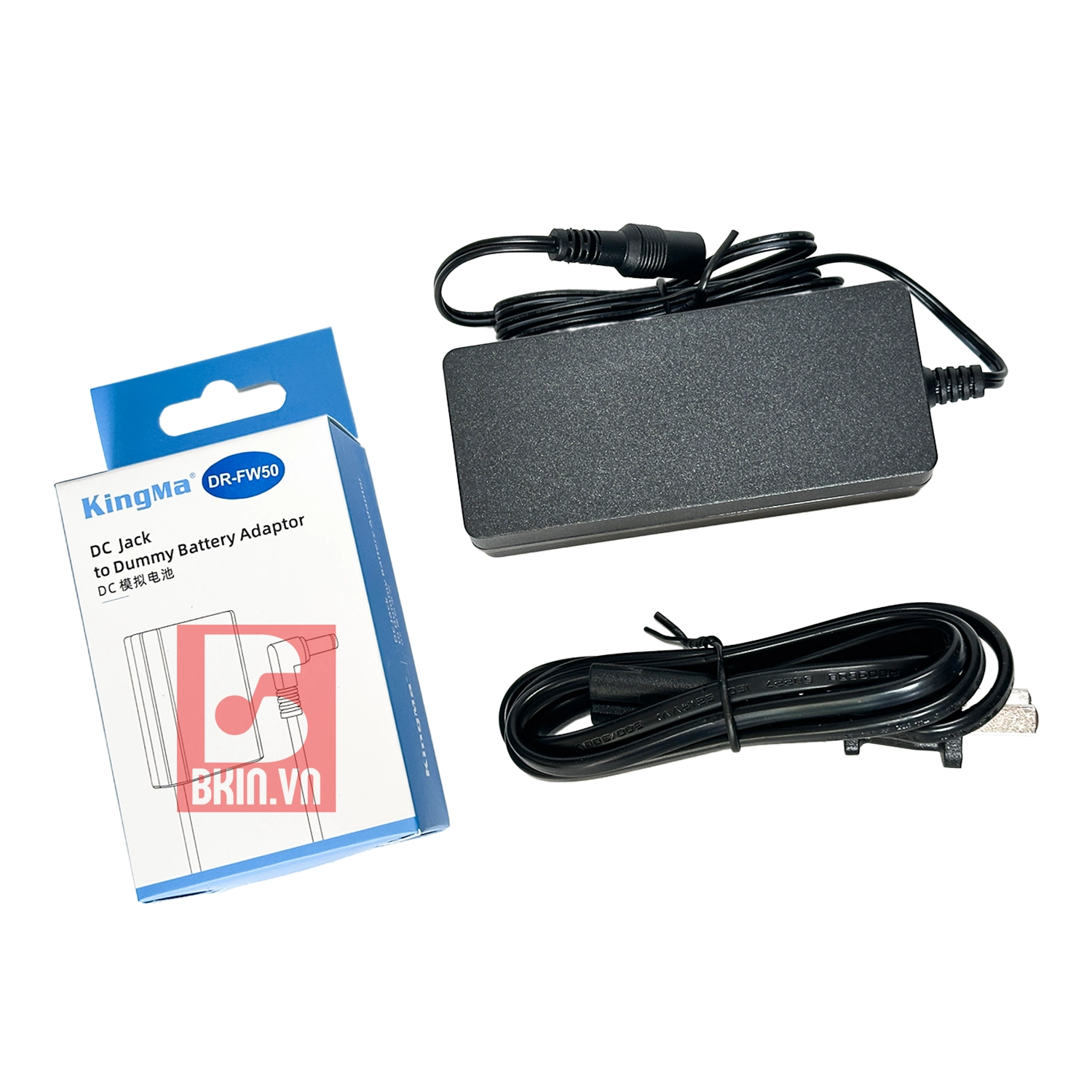 Pin ảo FW50 sạc trực tiếp Sony ZV E10 a6400 6500 6000 KingMa