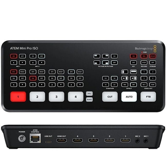 Bàn trộn livestream ATEM Mini Pro ISO