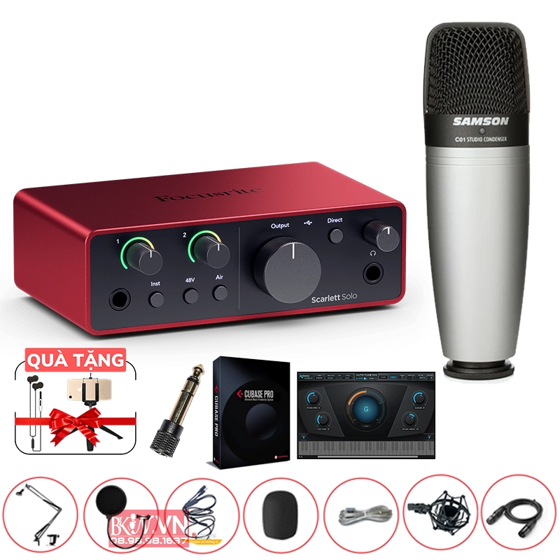 Combo Sound Card Solo Gen 4 Micro Samson C01