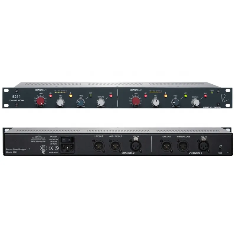 Mic Preamp Rupert Neve Designs 5211 2-channel