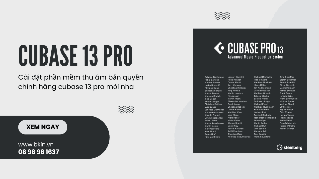Hướng Dẫn Phần mềm Cubase 13 Pro mới nhất Full Tính năng 5