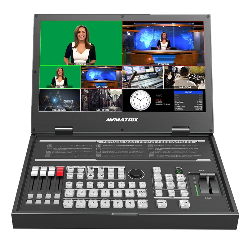 Bàn trộn Video AVMatrix PVS0615U - Chính Hãng