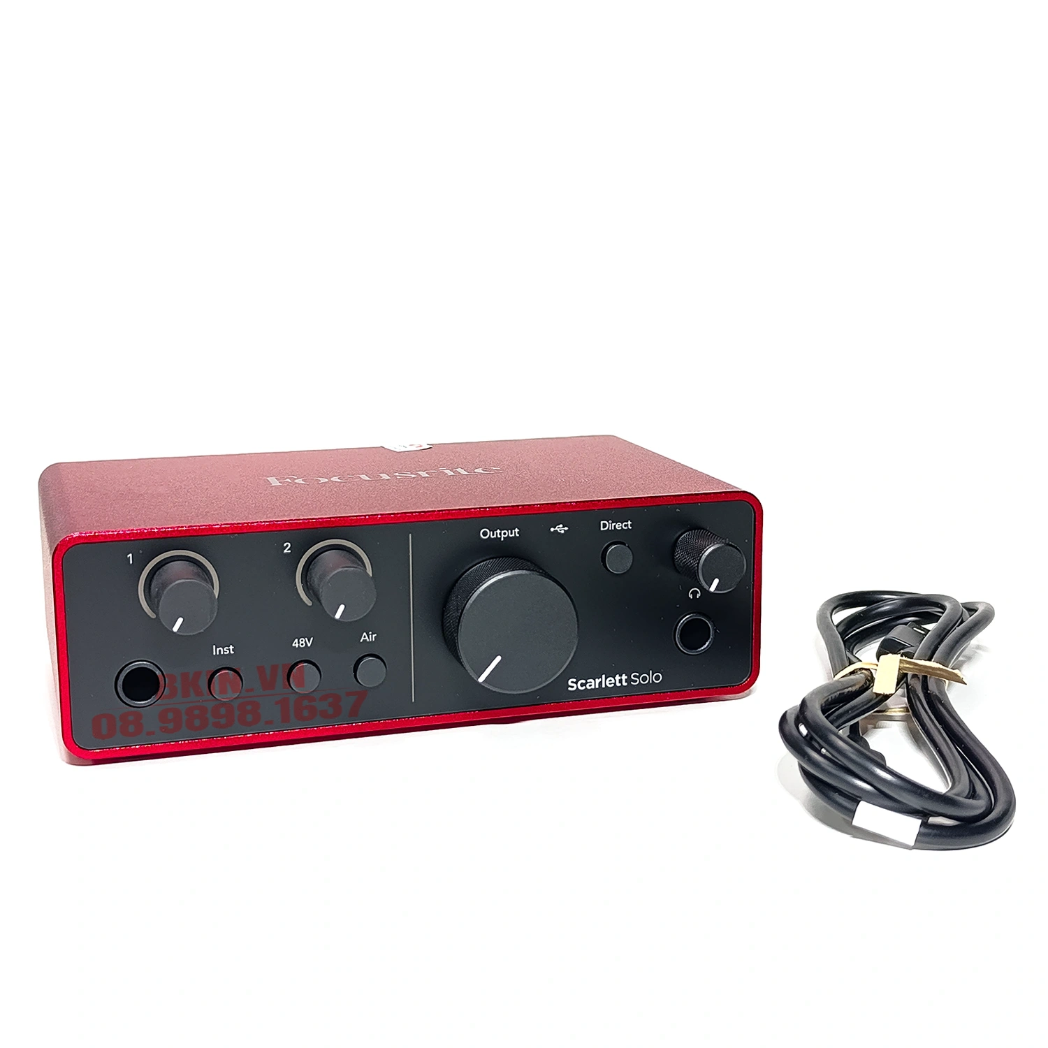 Sound Card Focusrite Scarlett Solo Gen 4 Chính Hãng Bh 36 Tháng