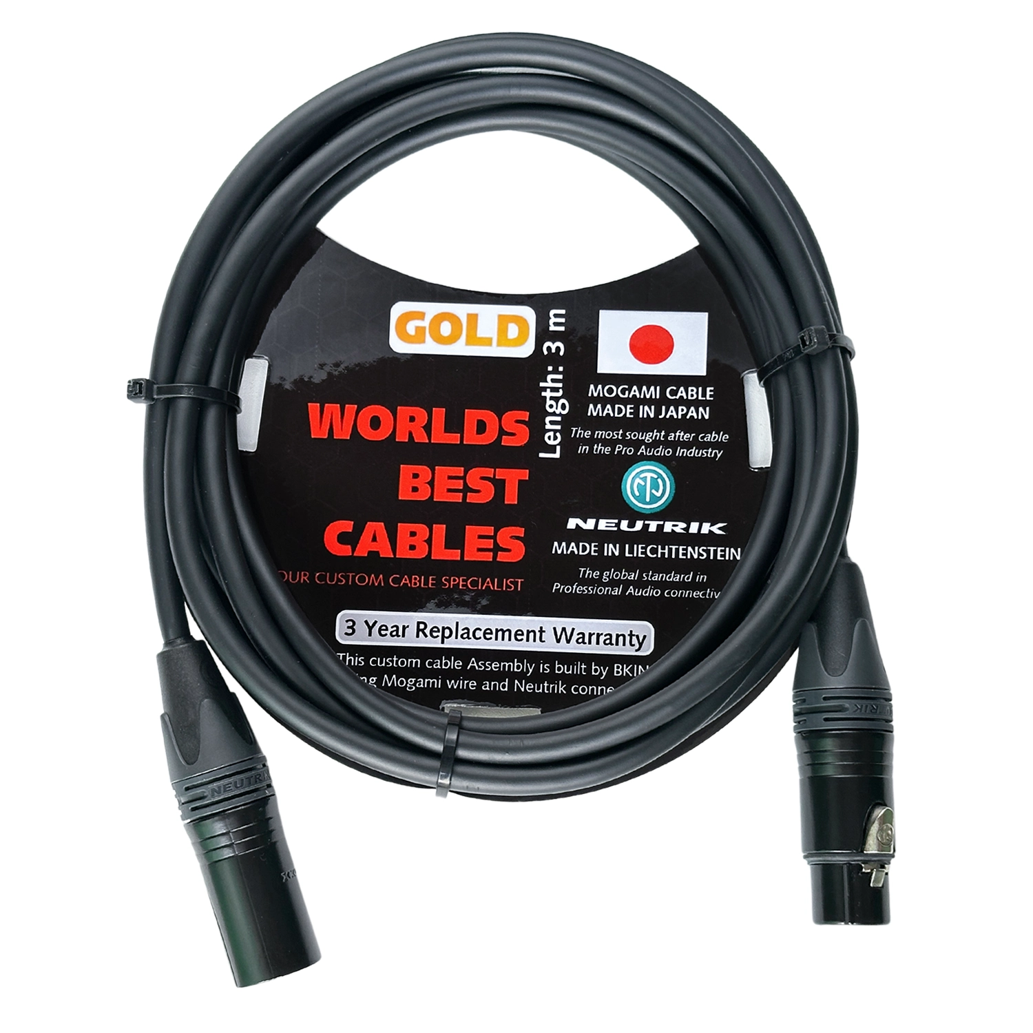 Dây Tín Hiệu Mogami Gold XLR to XLR 3 mét