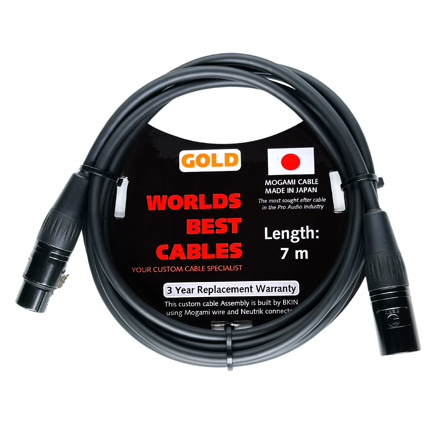 Dây Micro Thu Âm XLR to XLR Mogami 7 Mét Cao Cấp