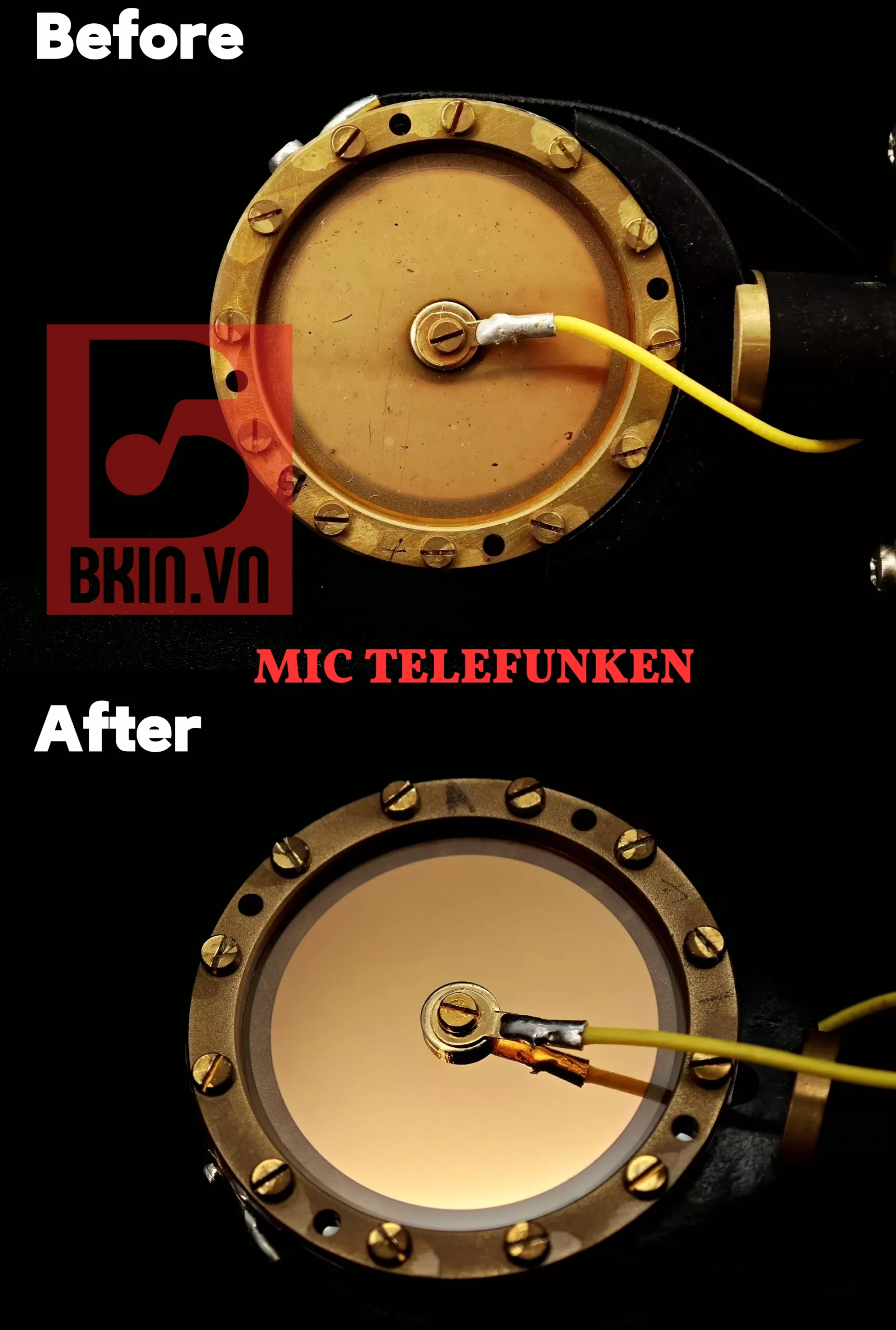 Phục Hồi Capsule Gốc Căng lại màng thu Microphone Thu Âm 8 Phục Hồi Capsule Gốc Căng lại màng thu Microphone Thu Âm 7