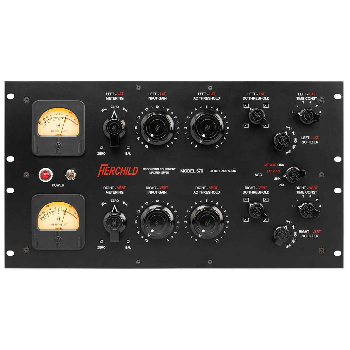 Heritage Audio Herchild HA670 Stereo Tube Compressor