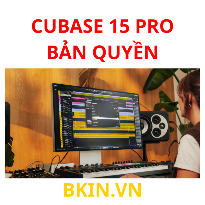 Phần Mềm Cubase 15 Pro Bản Quyền Vĩnh Viễn - Key Sử Dụng 3 Máy Có AI